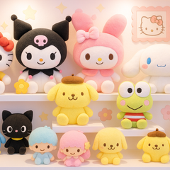 Collection image for: Peluches Sanrio (Hello Kitty, Kuromi, My Melody)