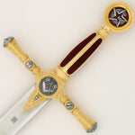 Espada Masónica Ceremonial Premium Acero - 120cm Decorativa