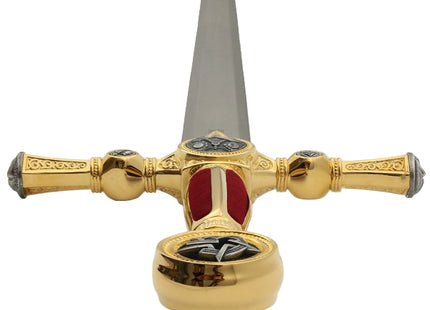 Espada Masónica Ceremonial Premium Acero - 120cm Decorativa