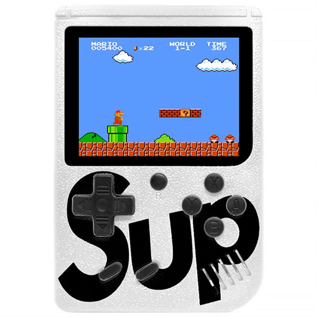 Consola Portátil Retro Blanca 400 en 1 con Control Extra y Salida TV