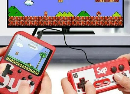 Consola Portátil Retro Roja 400 en 1 con Control Extra y Salida TV