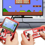 Consola Portátil Retro Roja 400 en 1 con Control Extra y Salida TV