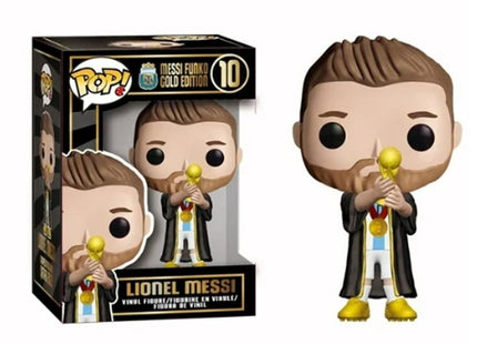 Funko Pop Lionel Messi Gold Edition #10
