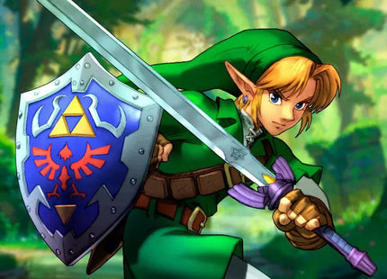 Espada Maestra de Link Acero + Vaina - Zelda 100cm Decorativa