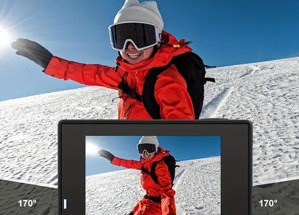 Cámara deportiva 4K WiFi Ultra HD - Lente Gran Angular con Carcasa Sumergible