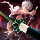 Katana Nichirin de Sanemi Shinazugawa Hoja Acero + Vaina - Demon Slayer 100cm