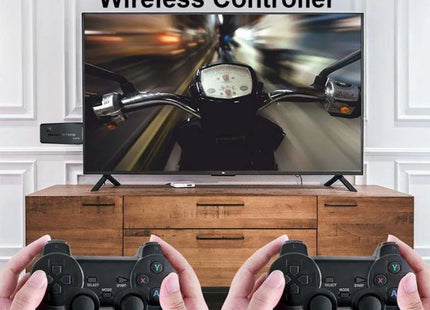 Consola Retro Game Stick Lite 4K + 2 Controles Inalámbricos 2.4G