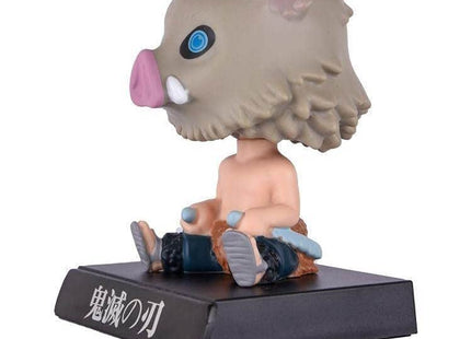 Bobblehead Inosuke Demon Slayer con Soporte para Celular