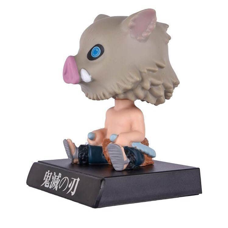 Bobblehead Inosuke Demon Slayer con Soporte para Celular