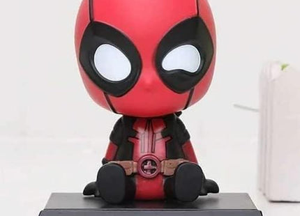 Bobblehead Deadpool con Soporte para Celular de Auto