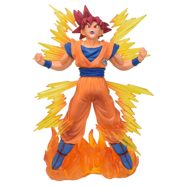 Figura Goku Super Saiyan God 25cm