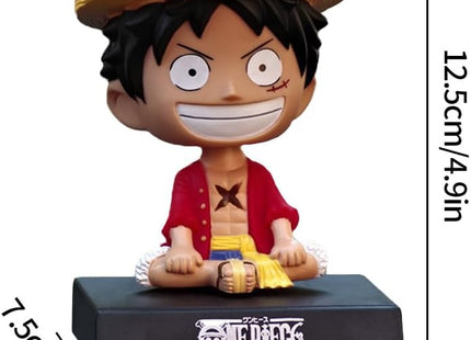 Bobblehead Luffy One Piece 12.5 cm - Soporte para Celular