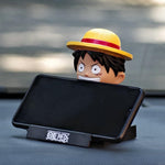 Bobblehead Luffy One Piece 12.5 cm - Soporte para Celular