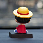 Bobblehead Luffy One Piece 12.5 cm - Soporte para Celular