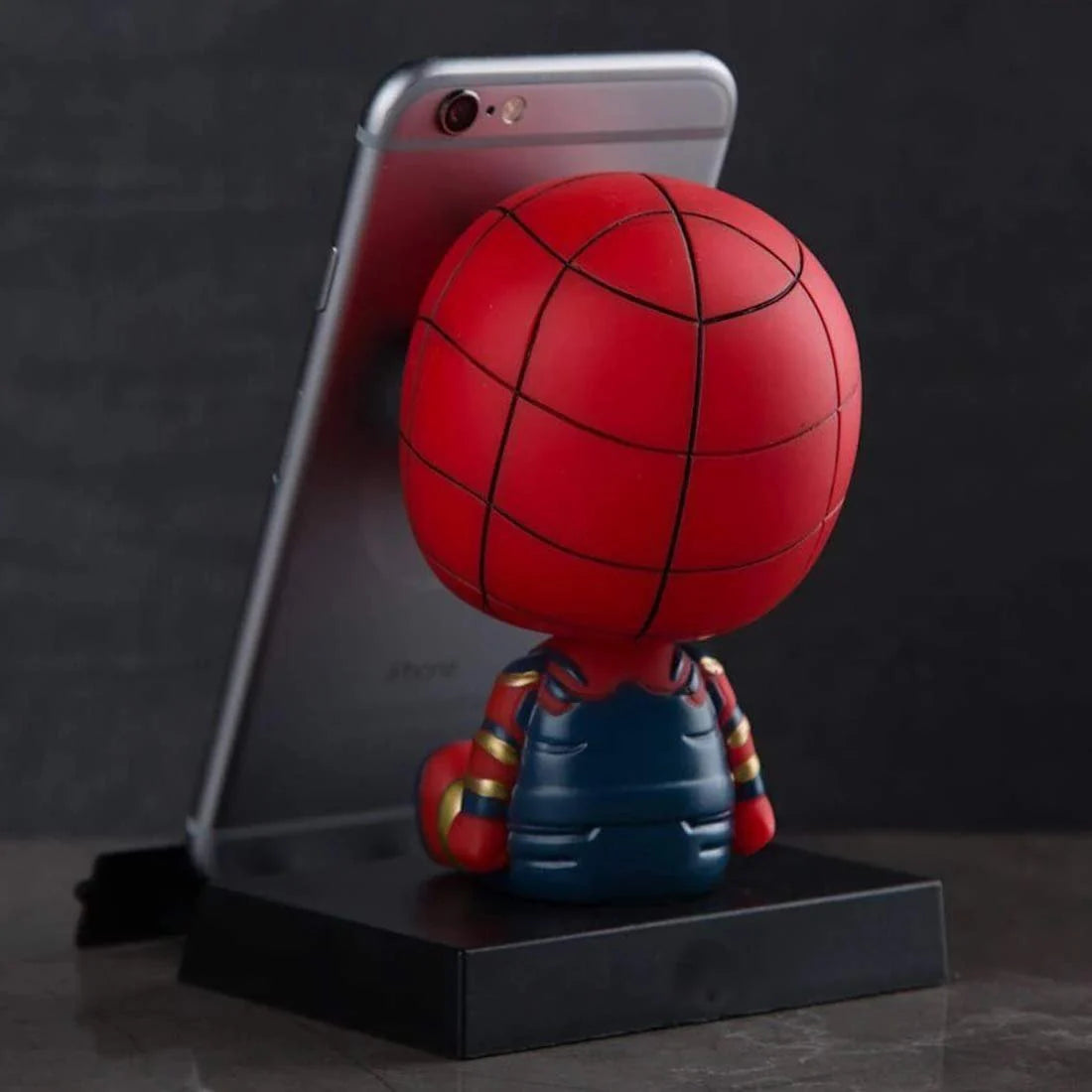 Bobblehead Spider-Man Iron Spider - Soporte para Celular