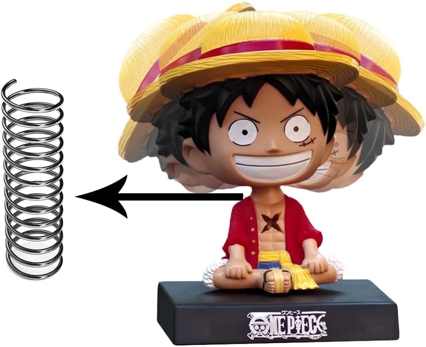 Bobblehead Luffy One Piece 12.5 cm - Soporte para Celular