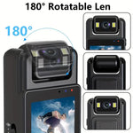 Body Cámara Compacta con Pantalla LCD - Grabación HD Discreta Portátil