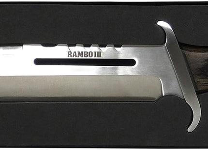 Cuchillo de Rambo III Acero + Funda - 40cm Decorativo