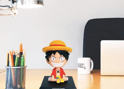 Bobblehead Luffy One Piece 12.5 cm - Soporte para Celular