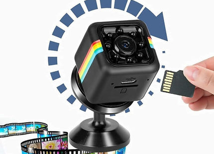 Mini Cámara Espía Cúbica WiFi HD - Visión Nocturna y Detección de Movimiento
