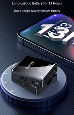 Micrófono Inalámbrico Doble F11-2 3 en 1 - Type-C/Android/iPhone/Cameras/Laptop
