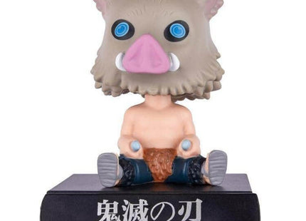 Bobblehead Inosuke Demon Slayer con Soporte para Celular
