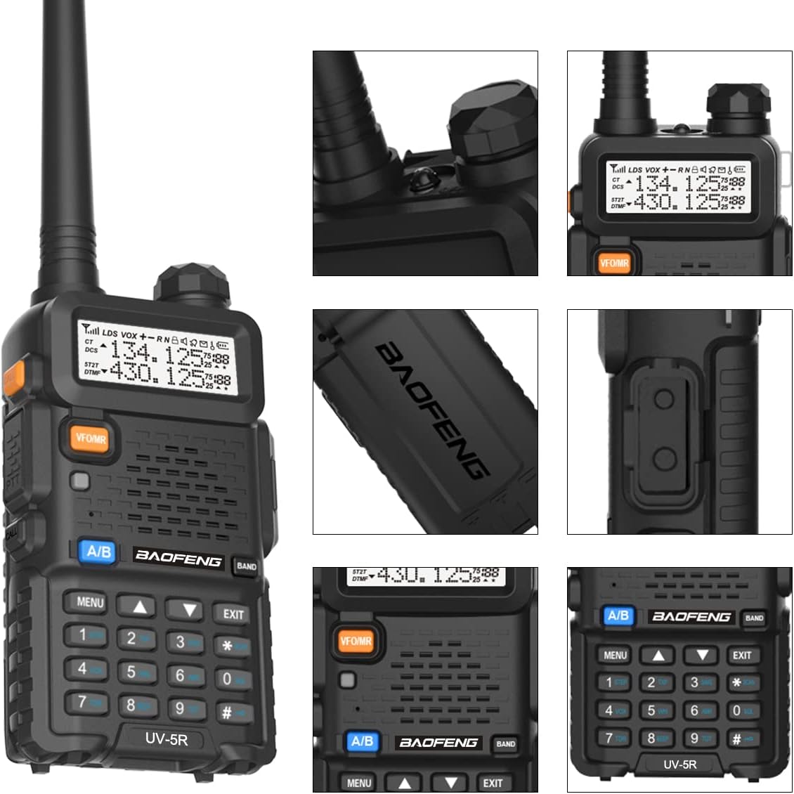Baofeng UV-5R Radio Doble Banda Dos Vías VHF/UHF + Accesorios Completos