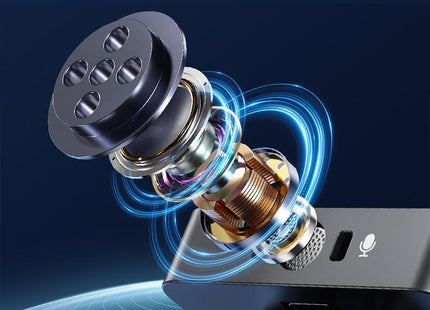 Micrófono Inalámbrico Doble F11-2 3 en 1 - Type-C/Android/iPhone/Cameras/Laptop