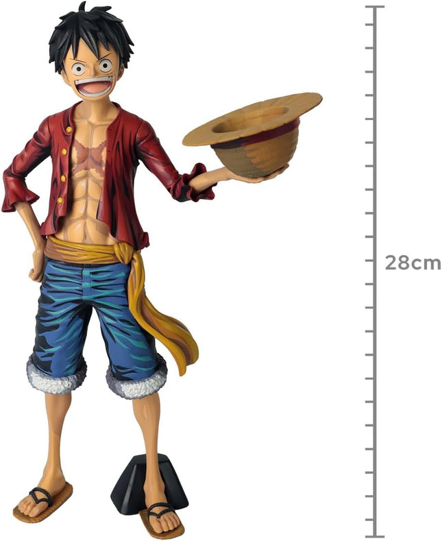 Figura Luffy con Sombrero Gigante 28cm - One Piece