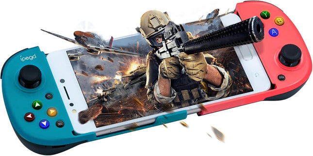 Control Ipega PG-9217 Mando de Juego Bluetooth Telescópico, Compatible con Android, Windows PC, PS3, Nintendo Switch