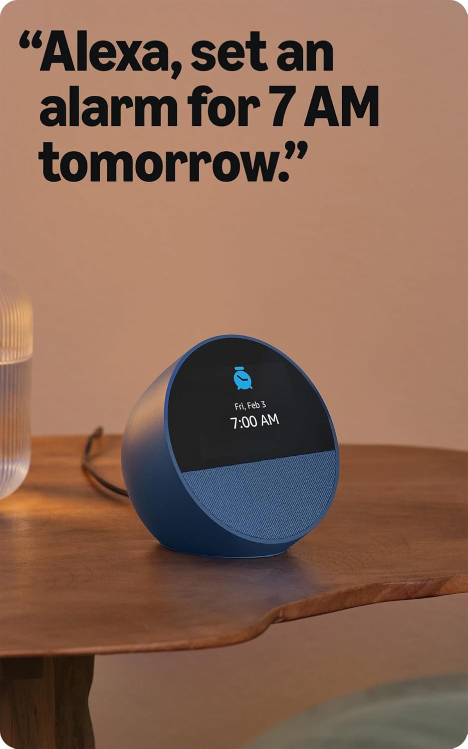 Echo Spot - Incluye despertador Inteligente con Alexa