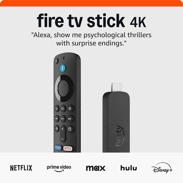 Fire TV Stick 4K – Streaming en Ultra HD con asistente Alexa