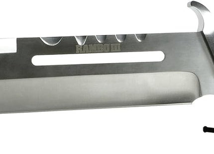 Cuchillo de Rambo III Acero + Funda - 40cm Decorativo