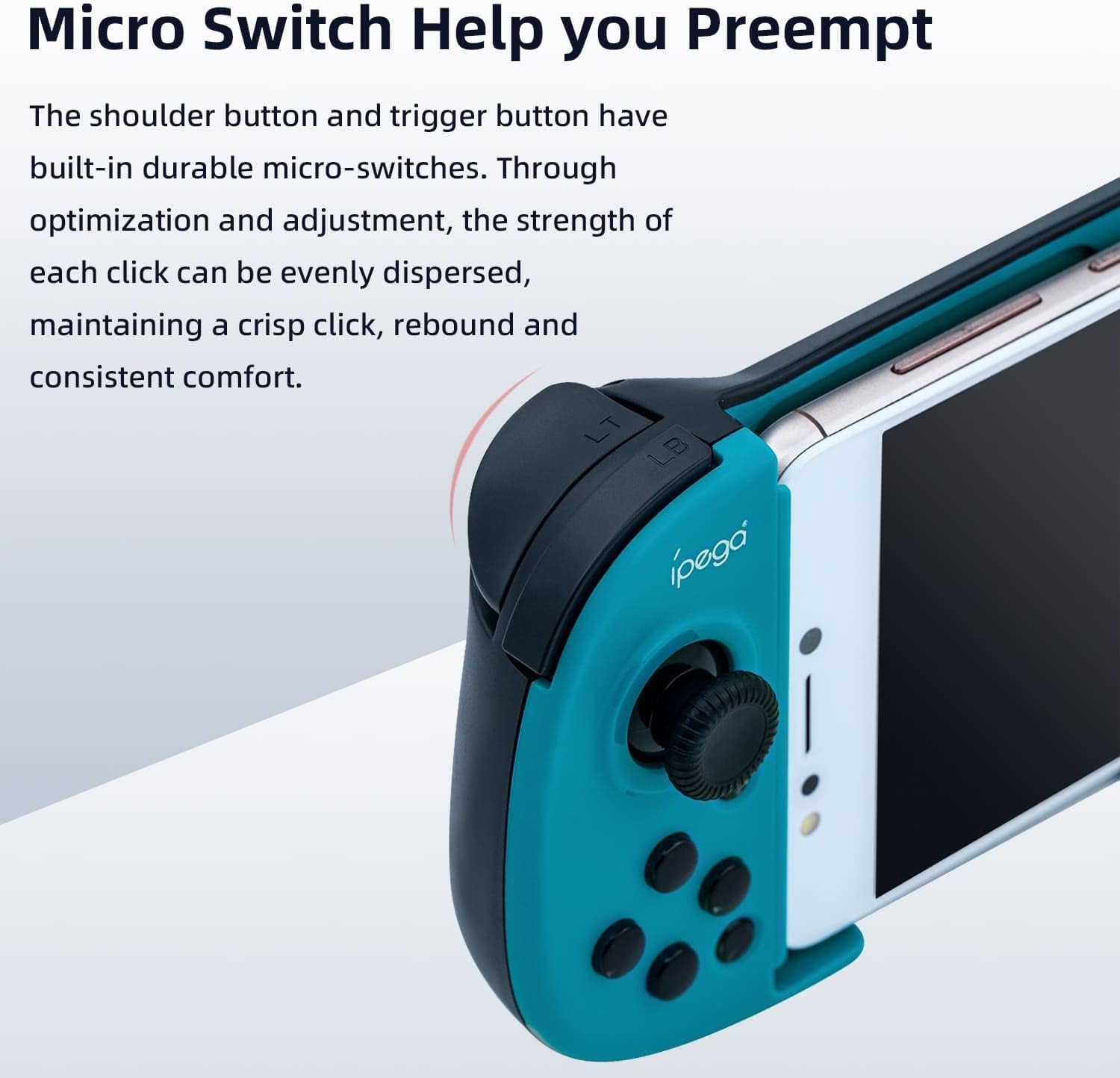 Control Ipega PG-9217 Mando de Juego Bluetooth Telescópico, Compatible con Android, Windows PC, PS3, Nintendo Switch