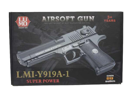 Pistola Airsoft LMI-Y919A-1 Super Power Balines 6mm