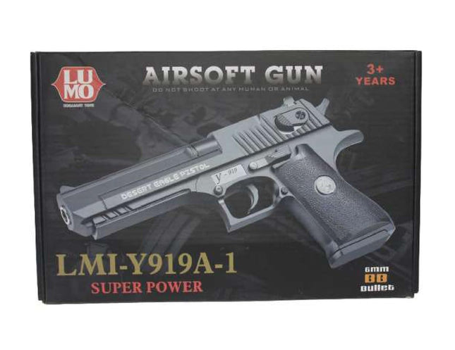 Pistola Airsoft LMI-Y919A-1 Super Power Balines 6mm