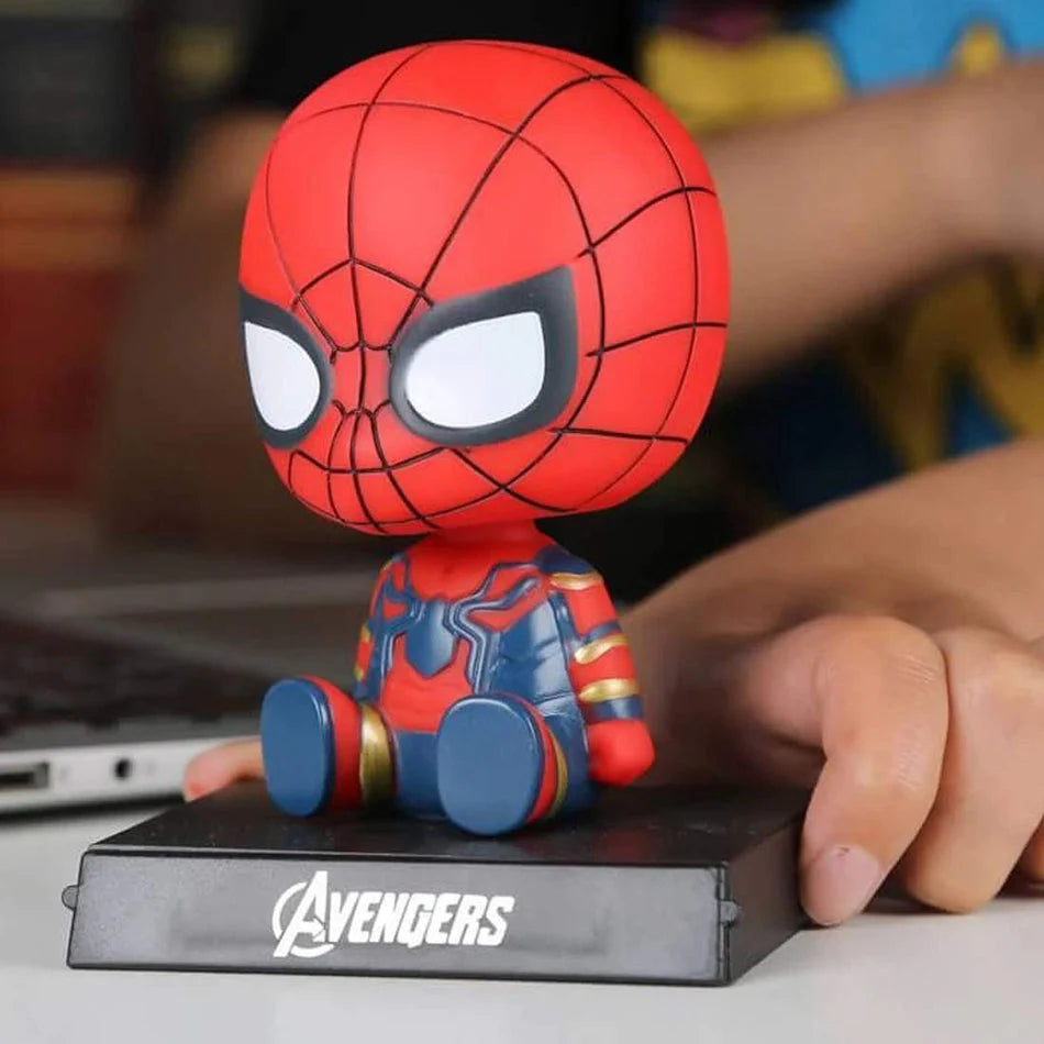 Bobblehead Spider-Man Iron Spider - Soporte para Celular