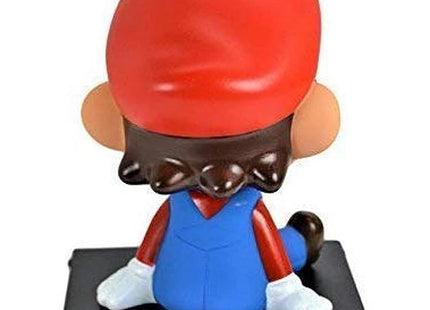 Bobblehead Super Mario con Soporte para Celular de Auto