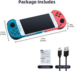Control Ipega PG-9217 Mando de Juego Bluetooth Telescópico, Compatible con Android, Windows PC, PS3, Nintendo Switch