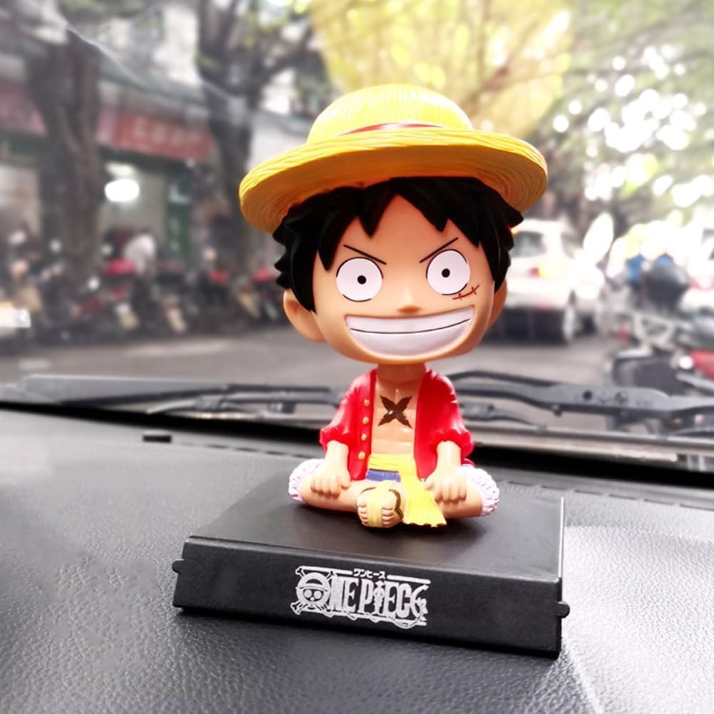 Bobblehead Luffy One Piece 12.5 cm - Soporte para Celular