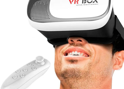 VR Box Lentes de Realidad Virtual para Smartphone con Control Remoto