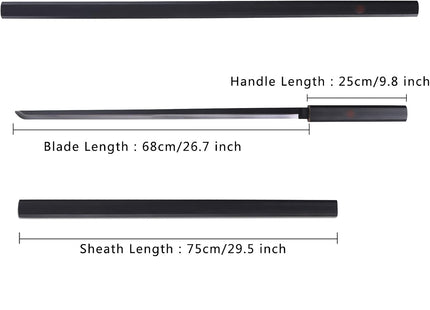Katana de Sasuke Uchiha + Vaina - Naruto 100cm Decorativa