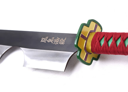 Espada Nichirin de Tengen Uzui (Unidad) Hoja Acero + Vaina - Demon Slayer 70cm