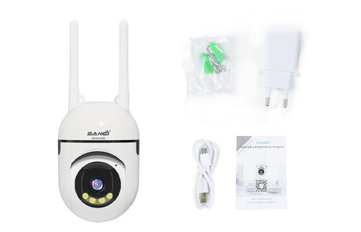 Cámara de Vigilancia SANCI SC-CA1053 Interior/Exterior WiFi 1080p Discreta