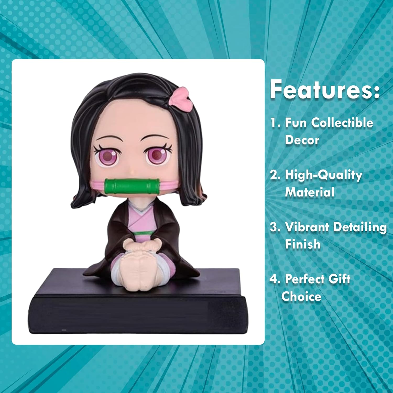 Bobblehead Nezuko - Soporte para Celular
