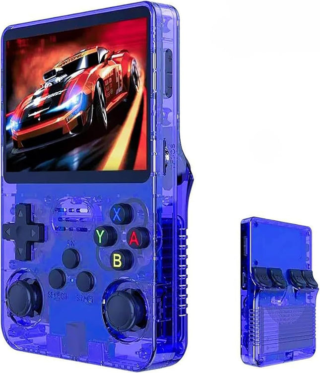 Consola Retro R36S Azul 20000+ Juegos Portátil