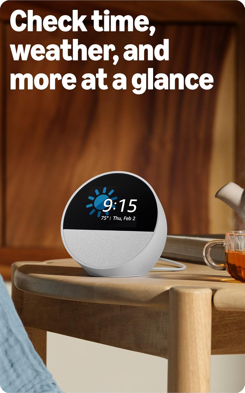 Echo Spot - Incluye despertador Inteligente con Alexa