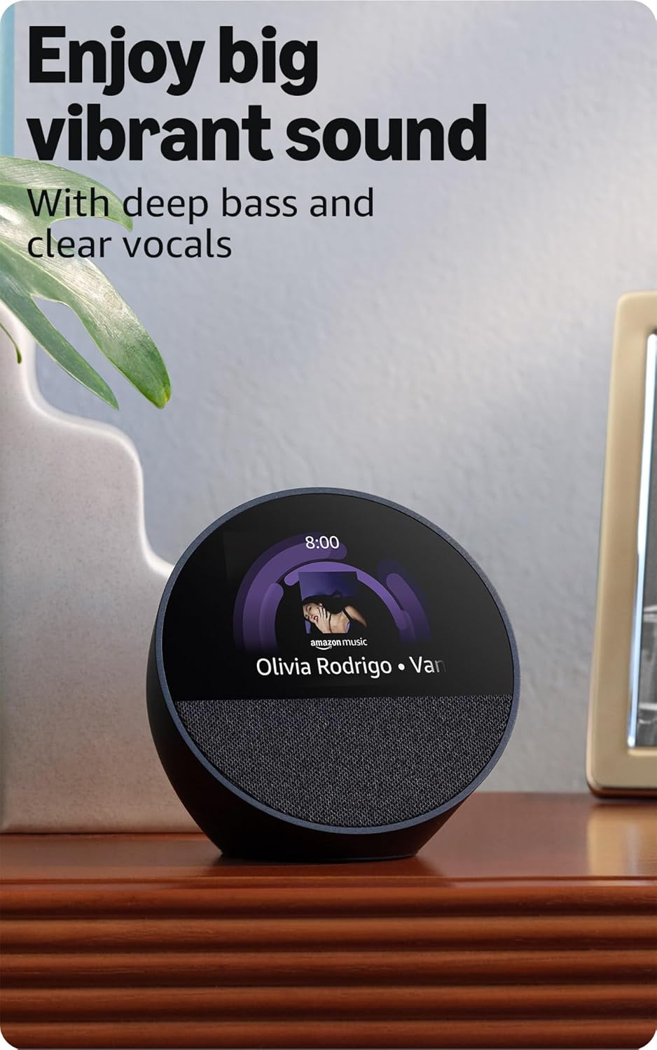 Echo Spot - Incluye despertador Inteligente con Alexa