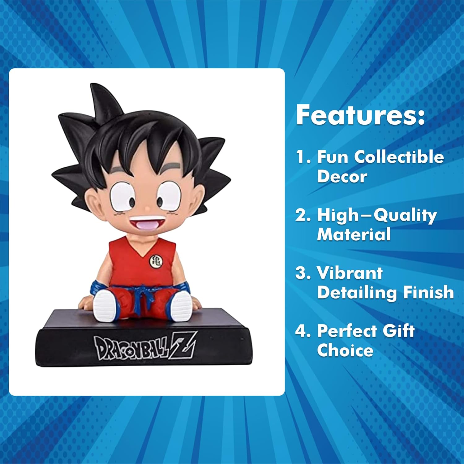 Bobblehead Goku Niño - Soporte para Celular