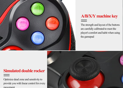 Gamepad V8 Wireless para Windows 7/8/10 PC/iPhone/Android/ PS3